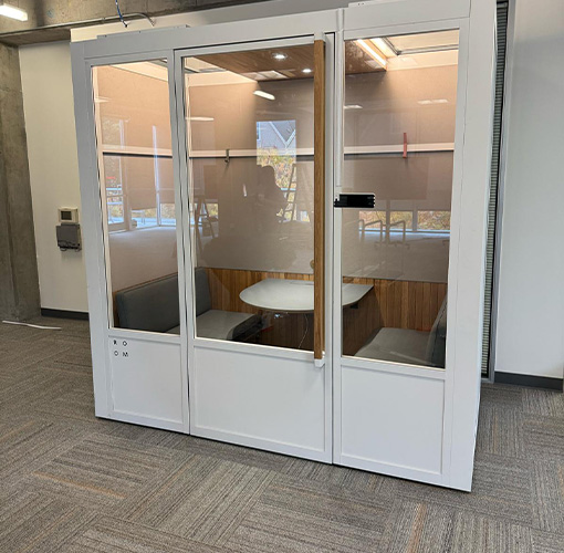 Phone booth installation