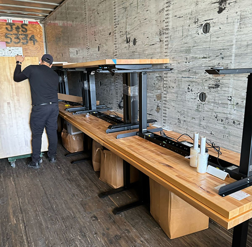 Office reconfiguration project